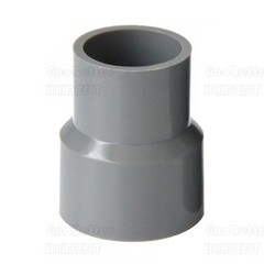 PVC Reducing Pipe Fitting Concentric Reducer Connector Socket Coupling Grey