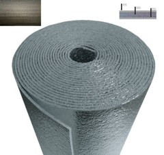 Reflective BLACK Insulation Roll Foam Core Radiant Barrier 5MM R8 (2′ X 100′)