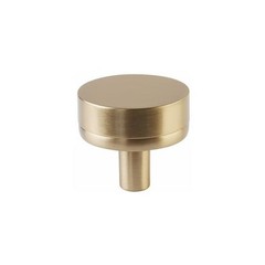 Emtek 86655.CCKUS4.SMKUS4 Conical Smooth Cabinet Knob Satin Brass