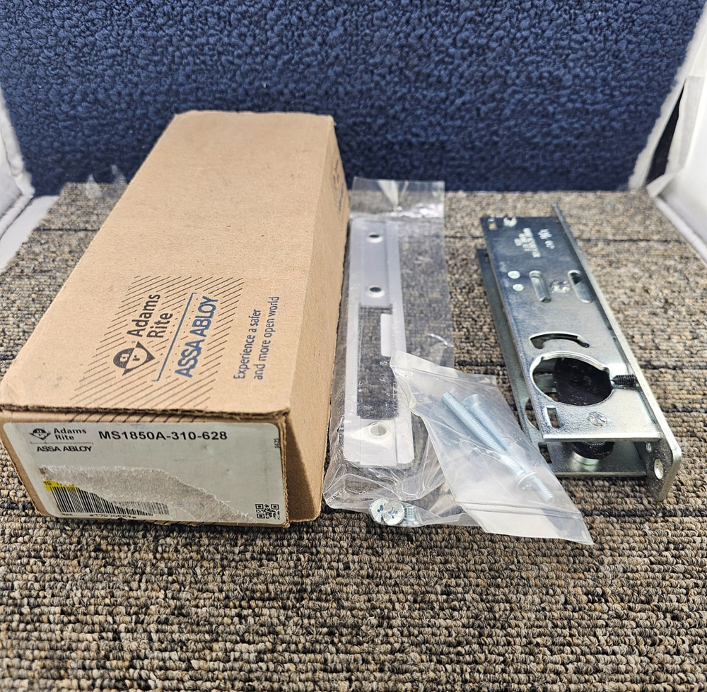 Adams Rite Assa Abloy MS1850A-310-628 MS Deadlock Bolt 1-1/8” Back Aluminum