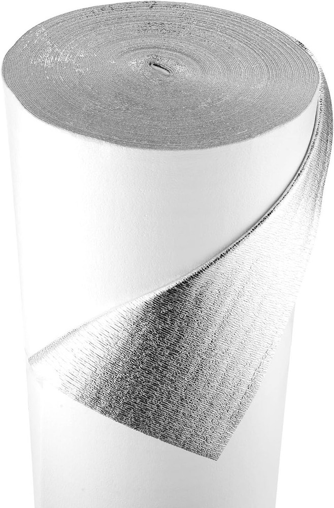 20sqft 3.5MM Reflective WHITE Foam Core Insulation RADIANT BARRIER 24″ X 10ft