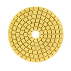 4Inch Diamond Wet Polishing Sanding Grinding Pads 10 in 1 w Rubber Backer