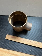 Genuine Valley 3″ x 1-1/2″ Cast Bronze DWV Sanitary Reducing Tee Fitting 550-S
