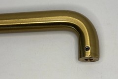 Heavy Duty 34” Brass 1” Diameter Exit Door Handle Panic Bar Push Pull 8+ lbs.
