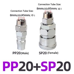 Pneumatic C Type Self-Locking Connector Quick Release Fitting Line Fitting Hose