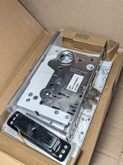 Salto XS4 LA1T Mortise Lock Case w/ Door Detector Satin SS (LA1T1770F24PMSLH) LH