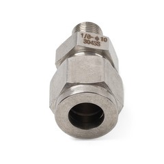 1pc Compression Tube Fitting 1/8 PT Male x 10mm OD Tube Stainless Steel