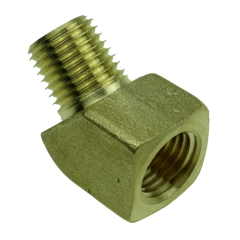 NPT Brass Pipe Fitting 45 Degree Elbow for Gas,Drainage,Pipeline System 1Pcs