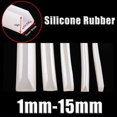 1mm-15mm White U-Shape Silicone Rubber Sealing Strip U Channel Edging Trim