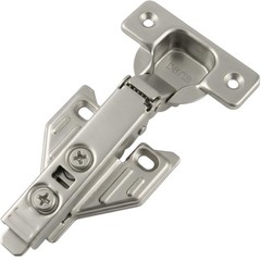 Berta 2-Pack, Full Overlay Cabinet Door Hinges,105 Degree Adjustable Conceale…