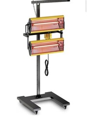 Infrared Paint Curing Lamp 2600W HD Base, Mobile Shortwave, Ind. Lamp Control