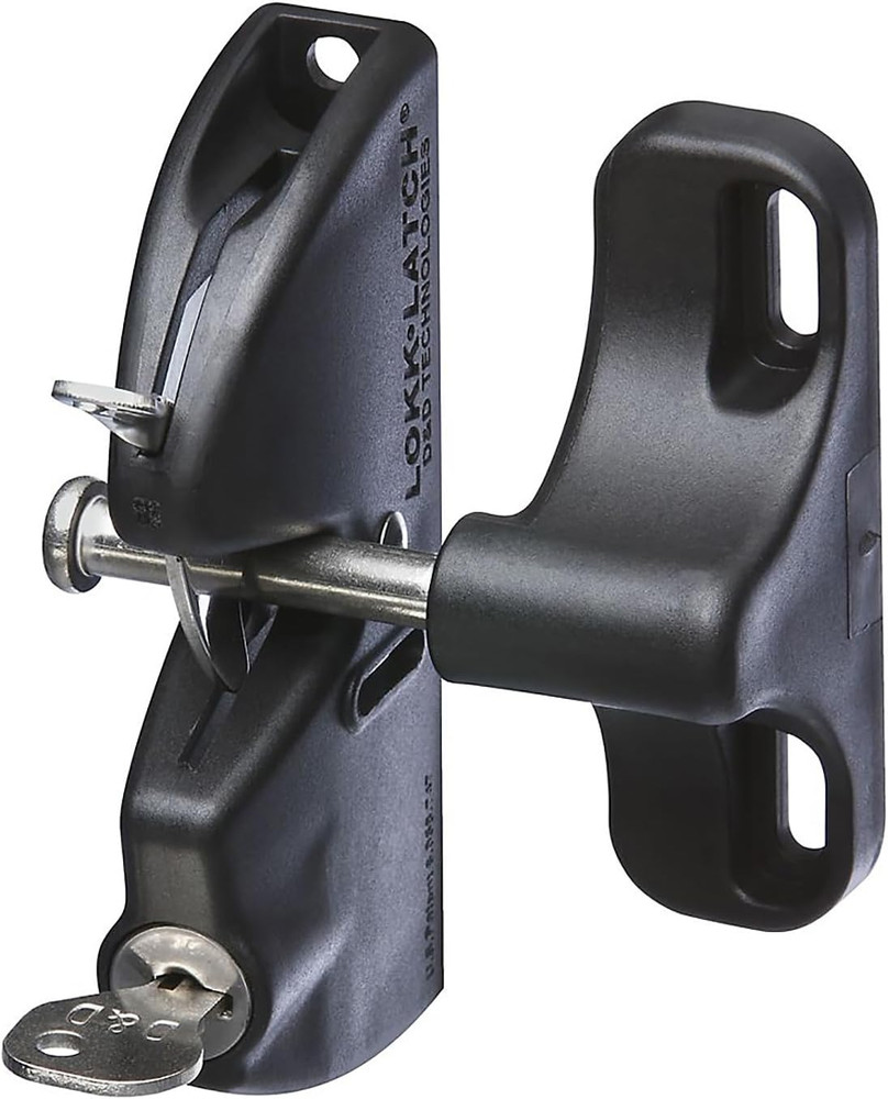 Lokklatch N346-201 Keyed Gate Latch with Adjustable Design for Wood Metal Vinyl