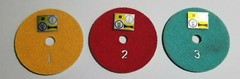 3-Step Diamond Polishing Pads for Quartz Engineered Stone Wet Polishing
