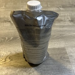 1 Bag (2L) Of Carlisle Brand WHITE 1 Part Pourable Sealer / Self-leveling / Roof