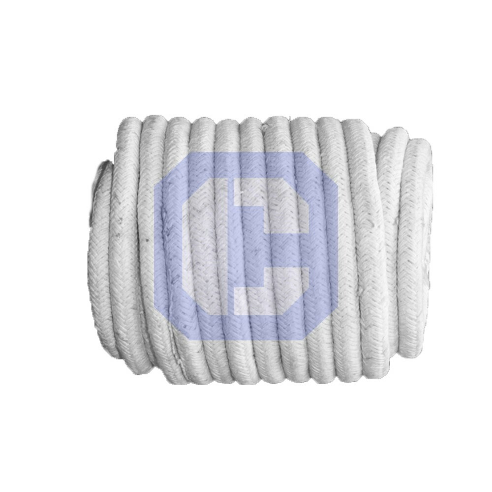 Ceramic Fiber Rope- 1″ INCONEL (Round Braided) – 2300°F – 115 feet FULL ROLL