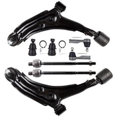 8PCS Front Lower Control Arm Ball Joint Inner Outer Tie Rod End Kit 91-94 Sentra