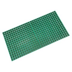 PreAsion® Green Fiberglass FRP Grating 1.9ft*1.9ft Glass Fiber Reinforced