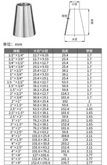 Stainless Steel Cone Reducer Adapter – Sanitary Pipe Fitting Exhaust Weld Joiner