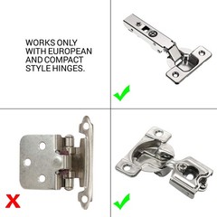 25 Pack Rok Hardware Soft Close Damper for Cabinet Doors/Compact/SoftClose Ca…