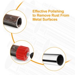 HVAC Copper Tube Cleaning Brush Rust Removal Polishing Pipe Cleaner for Drill
