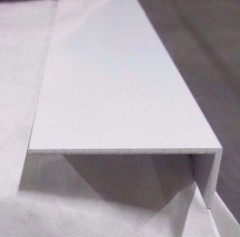 75″ Aluminum White 3/4″ x 2″ x.062″ Sharp Corner Angle Trim 6063-T5 Yellow Dog