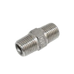 1/4“ 1/4 inch Male Pipe Fitting Hex Nipple NPT Stainless Steel SS304 connector
