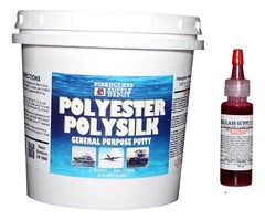 General Purpose Polyester Putty w/Red Hardener(Fairing, Filling, Etc.) – 1 Quart