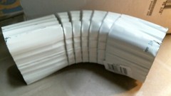 Amerimax 33064 Galvanized Front Elbow, 2″ x 3″, White, FREE SHIPPING