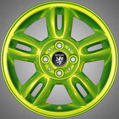 Transparent NEON SHOCKER YELLOW powder coat paint, 4lbs/1.8kg FREE SHIPPING!