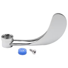 T&S Brass B-Wh4c Cold Index 4″ Wrist Blade Handle, Chrome Plated Brass