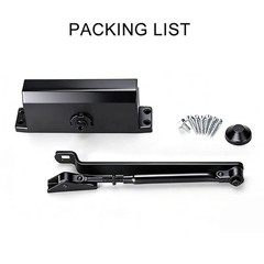 187lbs Commercial Door Closer Heavy Duty Residential Hydraulic Auto Door Closer