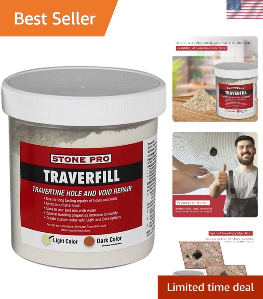 Travertine Repair Filler Mix for Limestone Holes Pits for Natural Stone