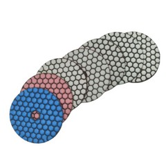 7PC 50/100/200/400/800/1500/3000# 4″ Dry Diamond Polishing Pad Sharpness A6W3