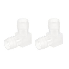 5/8″ 90 Degree Elbow Hose Barb, 2pcs L-Shaped for Fish Tank Pond Air Line