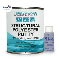 Structural Polyester Putty for Bonding and Repair – Filled with Fiberglass Fiber