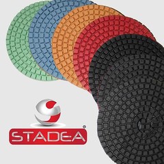 12+1pc 4″ Wet Diamond Marble Granite Polishing Pad/Disc