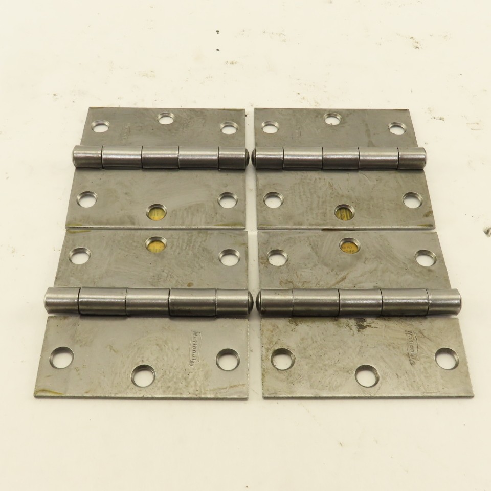 National N140-467 3″ Steel Utility Butt Hinge Lot Of 4