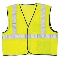 Safety Works CVCL2MLXL Class2 Mesh Safety Vest, Lime Green