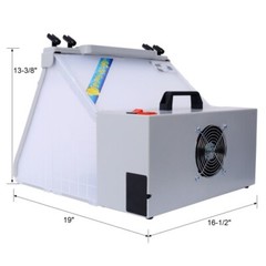 3 LED lights, 4 gun racks and 1 paint rack The gun spray booth Spray gun
