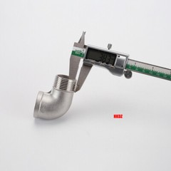 304 Stainless Steel Pipe Fitting 90° Elbow Adaptor 1/8″~1″ BSP Female/Male Joint