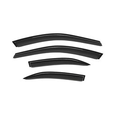 4pcs Dark Smoke Tint Outside Mount Window Visors for Toyota Camry 2002-2006