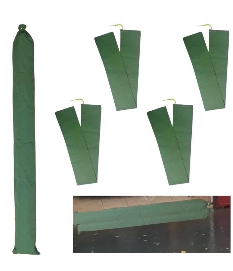 Long Sand Bags for Flooding Thickened Canvas Flood Protection Sandbag Tube 4pck
