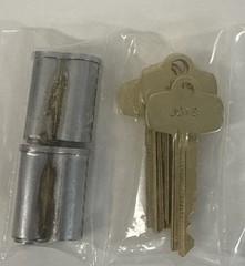 KSP 6/7 Pin IC Core Tapered Head Mortise Housing w/ Adams Rite cam (set of2)