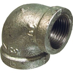 Southland 1 In. x 3/4 In. 90 Deg. Reducing Galvanized Elbow (1/4 Bend) 510-154HN