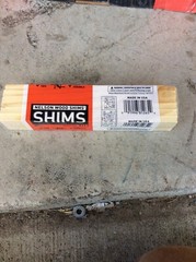 (12-Pk) Nelson Wood Shims Wood Shim 8″ PSH8/12/36/65