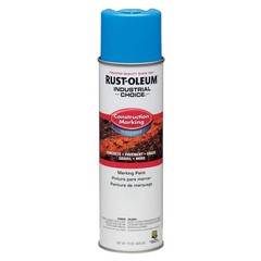 RUST-OLEUM 264694 Marking Paint,20 oz,Caution Blue 21CJ71