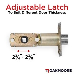 OAKMOORE Commercial Door Handle | Vacant Occupied & Silver