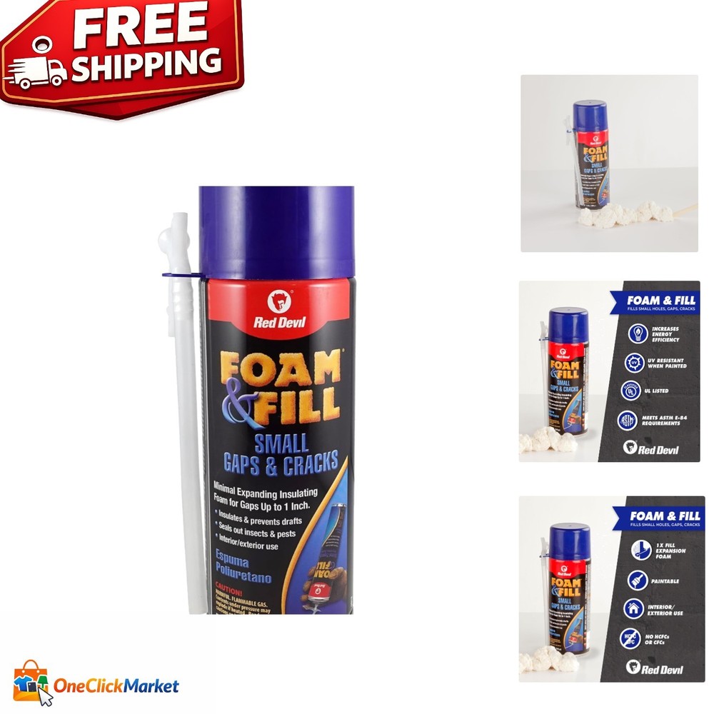 12 oz Expanding Foam Sealant for Gaps & Cracks – Eco-Friendly Insulation