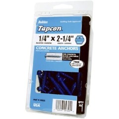 ITW Brands 24320 75PK1/4×1-3/4 Concrete Anchor