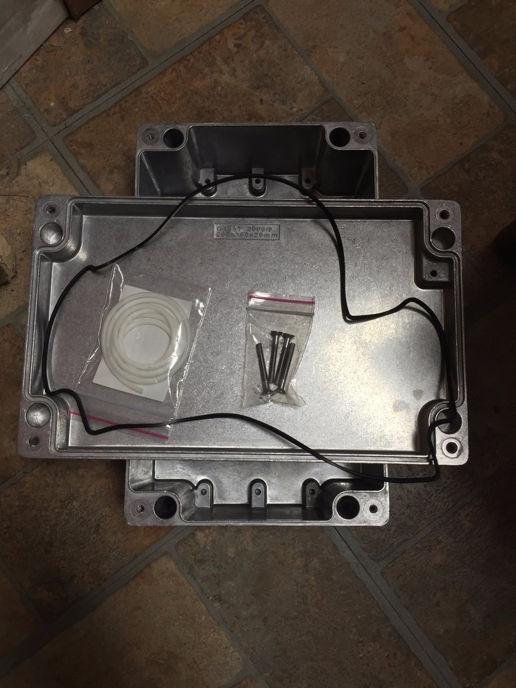BUD Aluminum NEMA 4 Enclosure 11-5/64″ L x 6-19/64″ W x 3-35/64″ H P/N # AN-1323